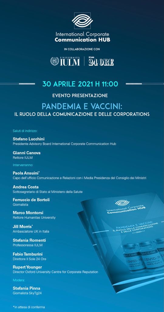 Pandemia e vaccini. Il ruolo della comunicazione e delle corporations